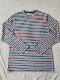 新款 长袖 棉质弹力打底上衣 条纹衫 秋季 圆领T恤衫 少男装