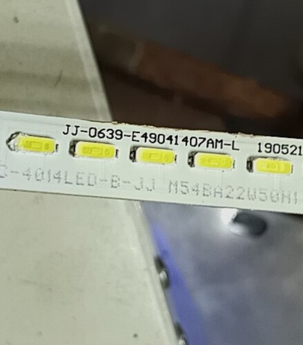 适用于49寸广告机教育机多媒体显示器灯条JJ-0639-E49041407AM-L
