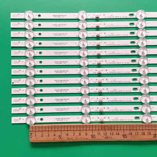 适用日松韩电55S7200组装机液晶HL-03550A28-0601L/R-01 A0 6灯条