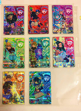 【画王】黑色五叶草 对战卡牌 CP闪卡 第1弹 亚斯塔 诺艾儿全套齐