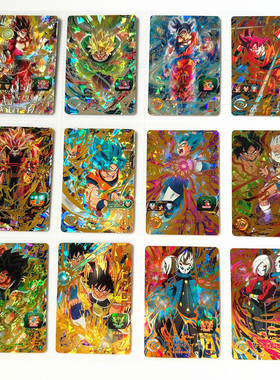 【画王】龙珠英雄 游戏卡牌 UR 4星SEC闪卡 UM弹 贝悟吉塔 布罗利