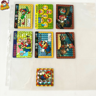 【画王】玛丽兄弟 超级马里奥 欧 收藏卡片 90年代卡 眼镜厂闪卡
