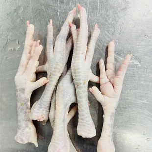 土鸡分割品鸡爪无抗鸡脚食材新鲜鸡无腌制生鲜冷冻生鸡爪子