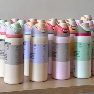 32OZ 不锈钢保温杯带吸管运动水杯保温杯车载杯24 owala freesip