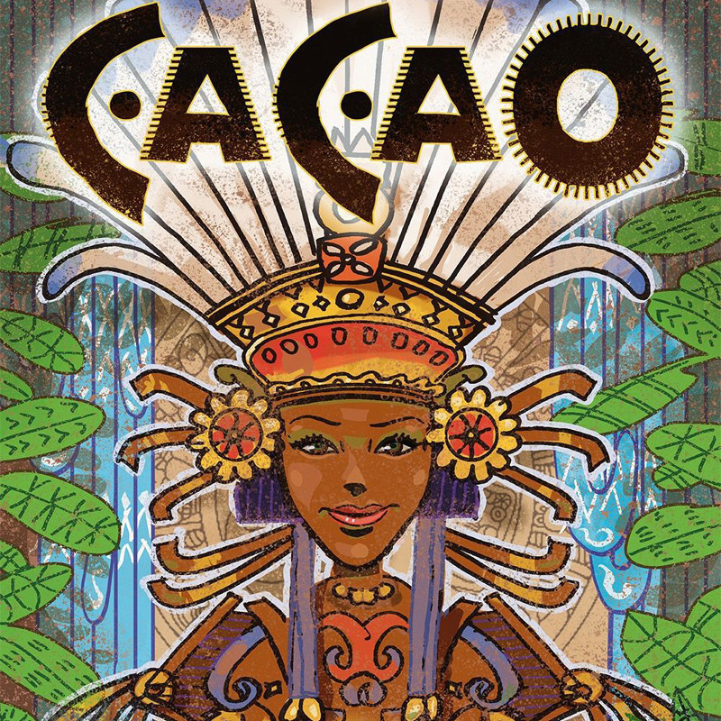 桌游驿站  cacao 可可亚豆 运筹派遣卡卡颂升级机制 策略游戏定制