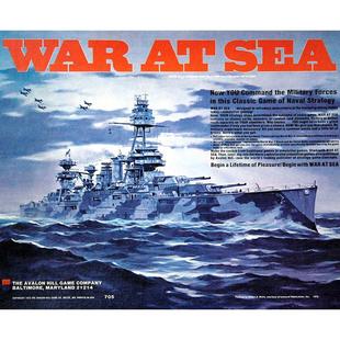 桌游驿站War At Sea大西洋海战联合舰队兵人军演算子棋盘地图组件