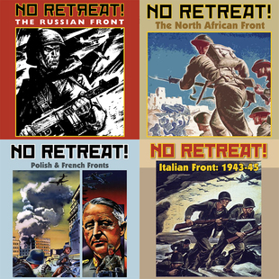 桌游驿站 NoRetreat 誓不退缩 GMT兵战军演棋算子沙盘地图DIY组件