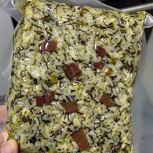 贵州铜仁社饭腊肉糯米饭贵州土特产糯米饭野菜糯米饭半成品方便饭