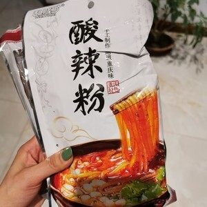 乱劈才 重庆手工酸辣粉5袋装粗粉泡煮方便速食红薯粉速食特产小吃