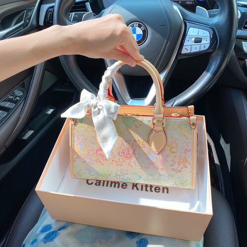 CallmeKitten非遗宋锦国风托特包