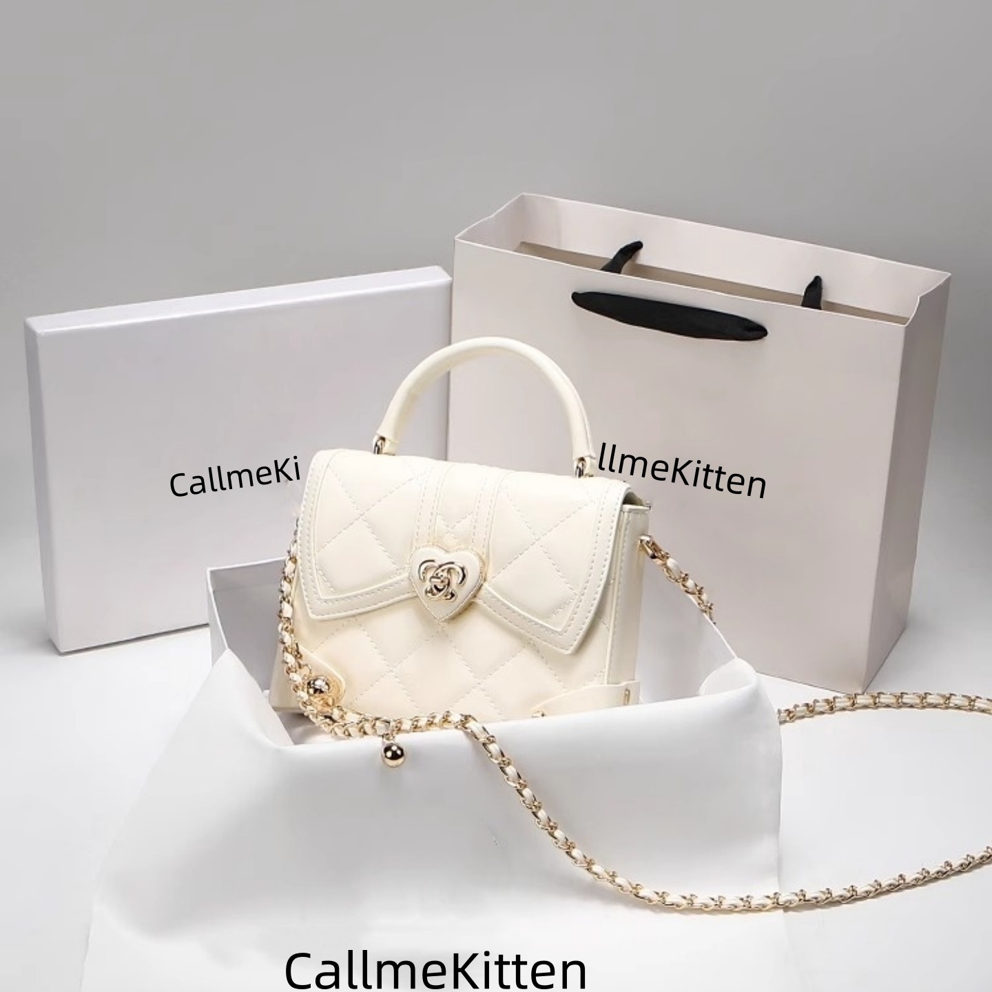 Callekitten轻奢链条小方包