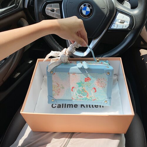 CallmeKitten非遗宋锦精美小方包