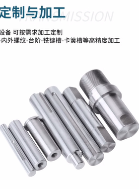 怡合达SCD01/2/6/7/21/22/51-D10-L100-M4导向轴 一端内螺纹型 g6