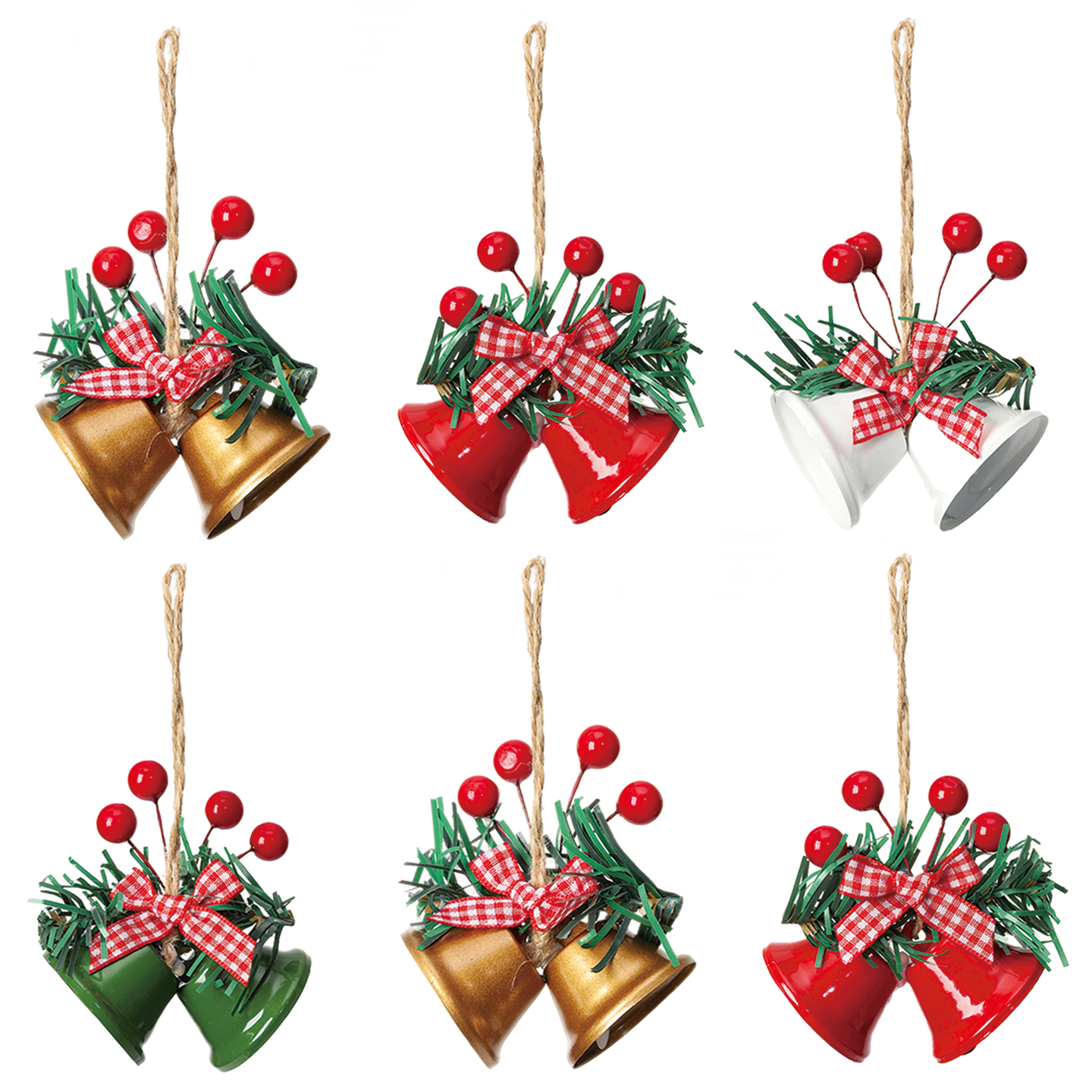 圣诞节装饰品铃铛挂件吊饰场景布置氛围道具车门创意摆件家居装扮