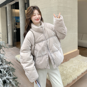 新款大货已出-新年款羽绒服宽松小个子外套-907-p275-k399图片