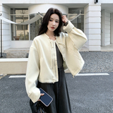 新款主推宽松韩系短款风衣外套617-p155-k249，女装短外套，2C062