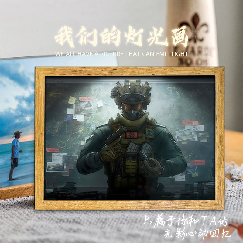 三角洲行动灯光画威龙骇爪夜灯图片