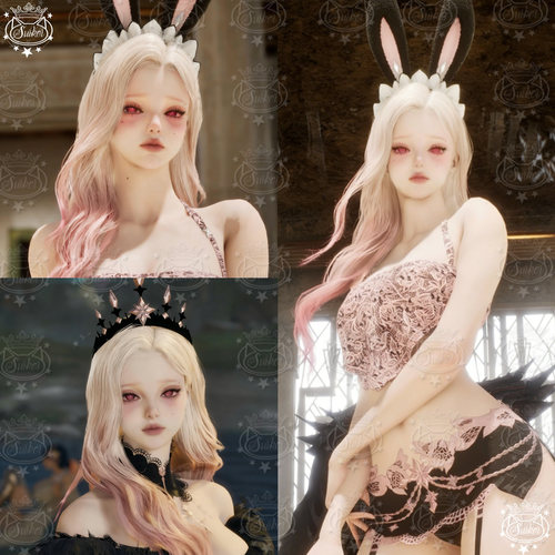 秒发【魅魔兔】永恒之塔捏脸女AION2天族魔族国服台服国际服