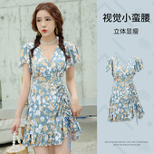 泳衣女保守裙式 显瘦游泳衣 美背遮肚修身 连体小清新时尚 女士修身