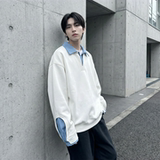 现货春季新款翻领高级感衬衫领上衣长袖卫衣男装潮WY212-P68，男装衬衫，星座1017