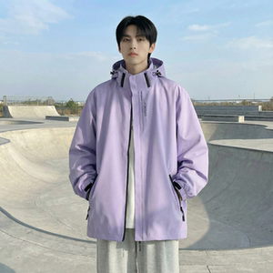 2026春款流行冲锋衣工装连帽美式高街休闲外套 AK03-P68，男装夹克，星座1017