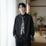 现货长袖衬衫男潮流带领带帅气港风高级感情侣衬衣 FA32-P55,男装衬衫,星座1017, 现货长袖衬衫男潮流带领带帅气港风高级感情侣衬衣 FA32-P55,男装衬衫,星座1017,