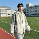 现货休闲百搭撞色拼接棒球服美式复古夹克JK830-P80，男装夹克，星座1017