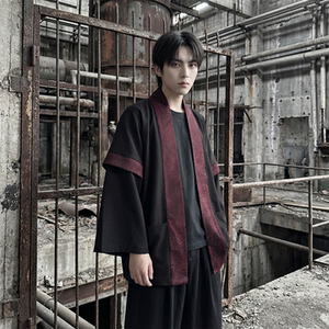 现货 春秋风蟒纹印花拼接男士道袍汉服 D3206-P78，男装民族服装，星座1017