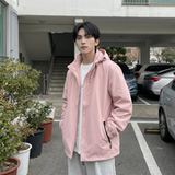 2026春款流行冲锋衣工装连帽美式高街休闲外套AK03-P68，男装夹克，星座1017