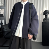 春款日系痞帅华夫格宽松休闲棒球立领夹克衫外套NJ828-P89，男装夹克，星座1017