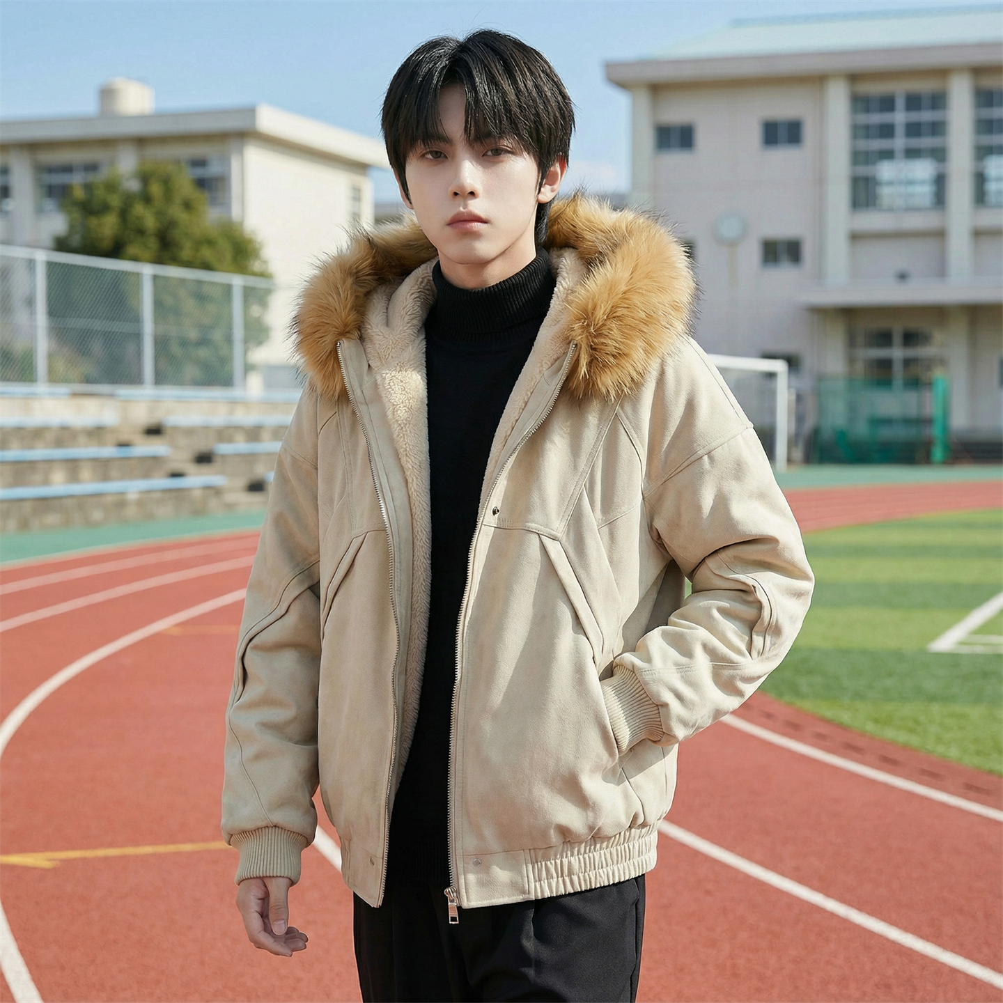 现货冬季座山雕加绒加厚外套重磅帆布水洗棉服夹克M3957-P148，男装夹克，星座1017