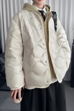 假两件连帽棉服男冬季潮牌轻薄外套M3522-P148，男装棉衣，星座1017