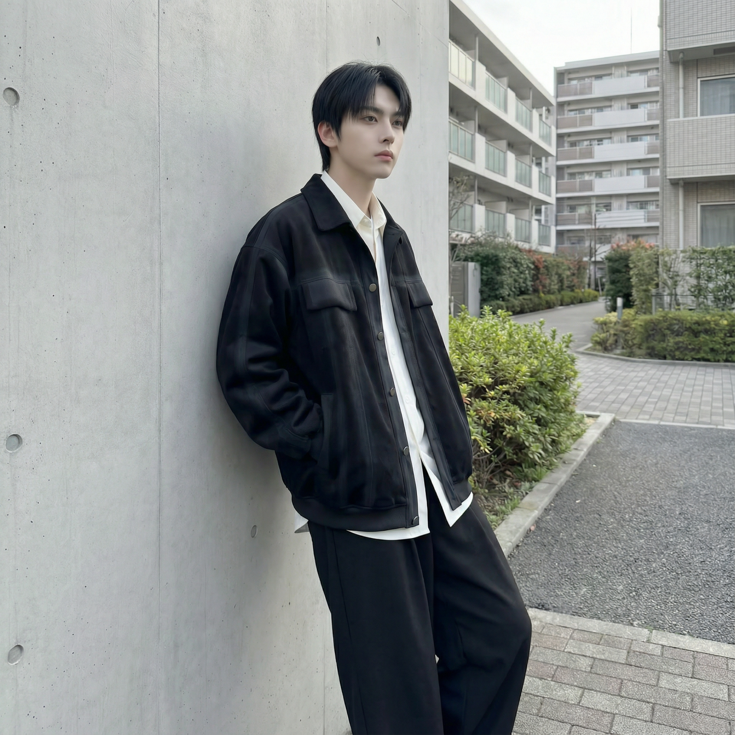 现货2026春季工装休闲夹克高级感牛仔外套JK11-P100，男装工装外套，星座1017