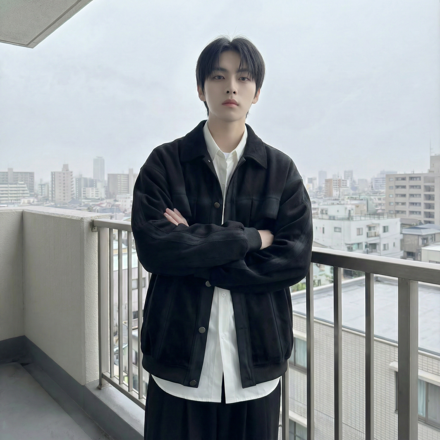 现货2026春季工装休闲夹克高级感牛仔外套JK11-P100，男装工装外套，星座1017