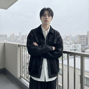 现货 2026春季工装休闲夹克高级感牛仔外套 JK11-P100，男装工装外套，星座1017