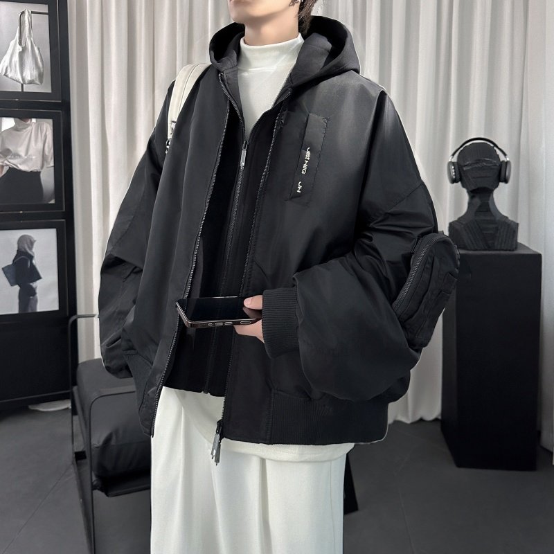 冬季新款假两件棉服外套美式飞行员夹克MF203-P148,男装夹克,星座1017