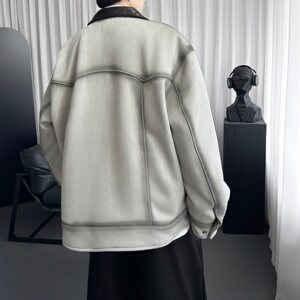 工装棉服男款冬季外套加厚外套防寒棉袄保暖棉衣夹克 R5579-P138图片
