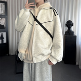 日系拼接立领夹克宽松休闲运动外套W226-P68，男装夹克，星座1017