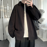 灯芯绒高级感长袖衬衫男休闲衬衣外套C963-P48，男装衬衫，星座1017