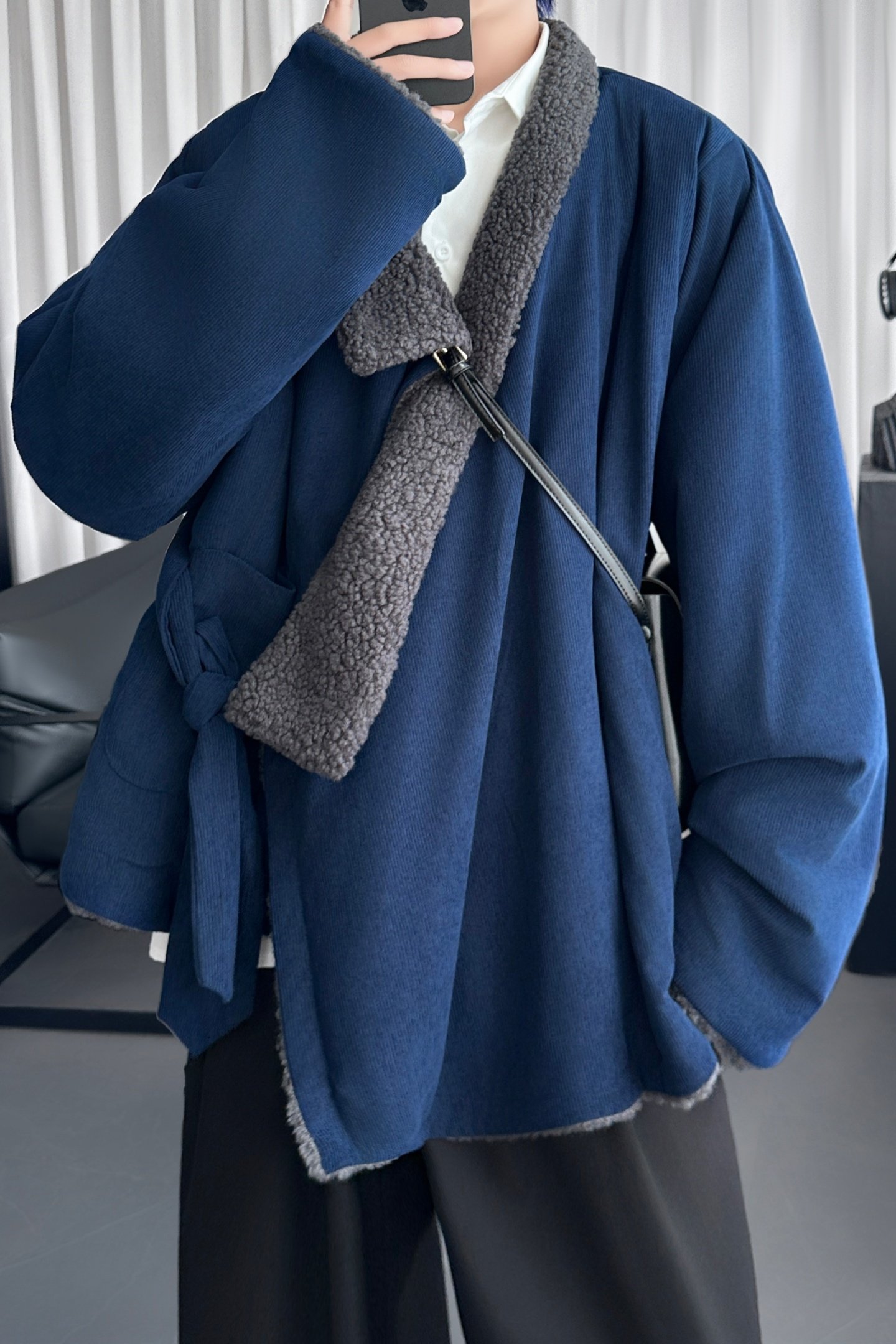 风秋冬加绒加厚交领汉服外套古风道袍棉衣Y8117-P128,男装棉衣,星座1017