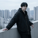 现货加绒加厚外套男潮重磅帆布水洗棉服夹克Y307-P138，男装夹克，星座1017