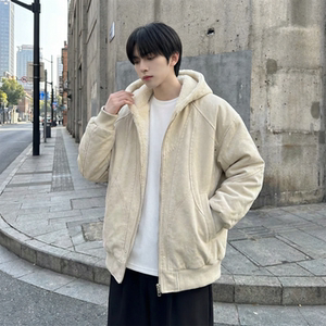 现货 加绒加厚外套男潮重磅帆布水洗棉服夹克 Y307-P138，男装夹克，星座1017