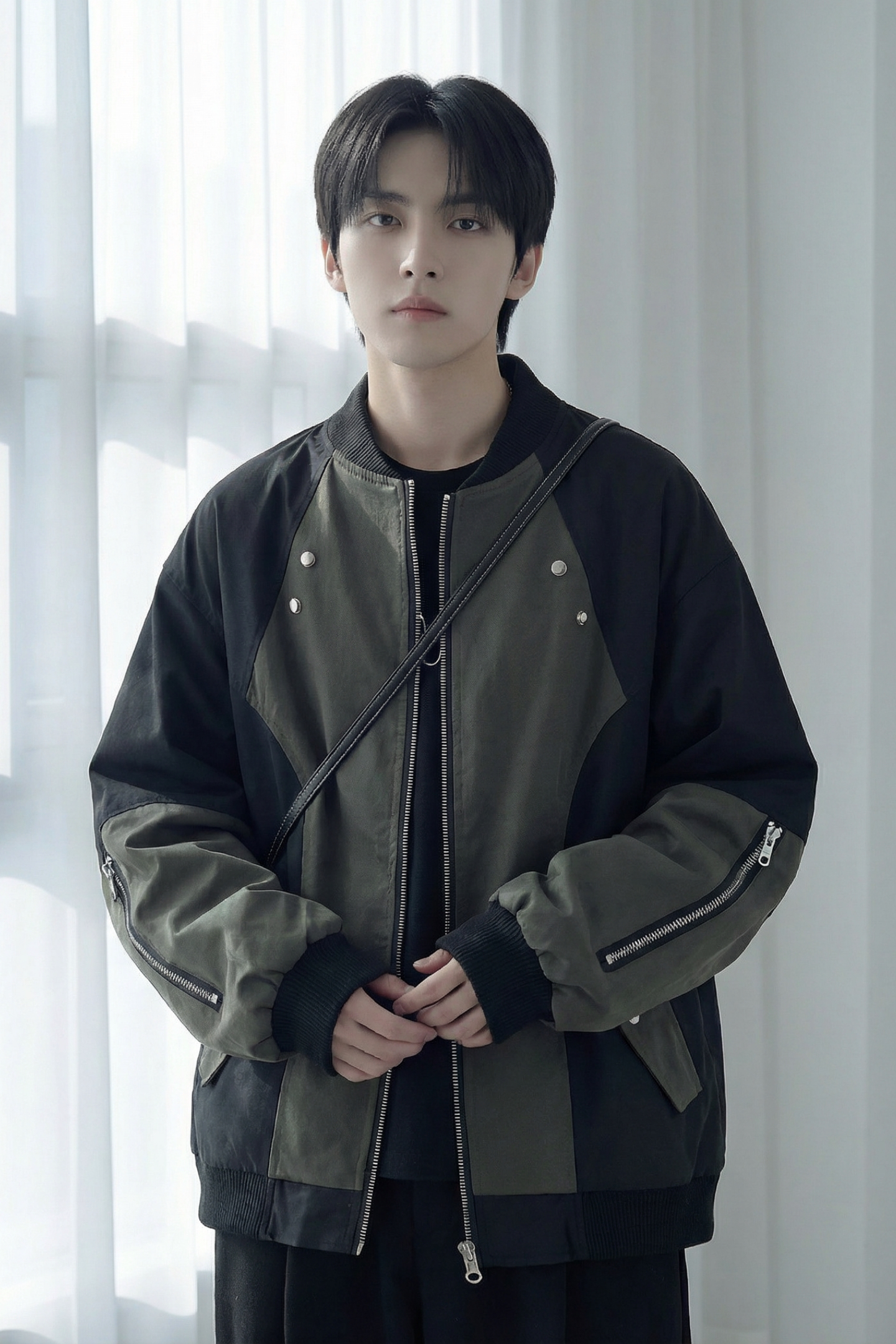 休闲百搭撞色拼接棒球服美式复古夹克JK830-P80,男装夹克,星座1017