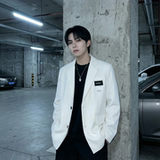 现货休闲西服男春秋宽松大码潮高级感痞帅外套西装JK342-P98，男装西服套装，星座1017