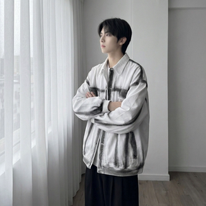 现货 2026春季工装休闲夹克高级感牛仔外套 JK11-P100，男装工装外套，星座1017