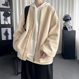 现货2026日系痞帅华夫格宽松休闲棒球立领夹克衫外套NK828-P89，男装夹克，星座1017