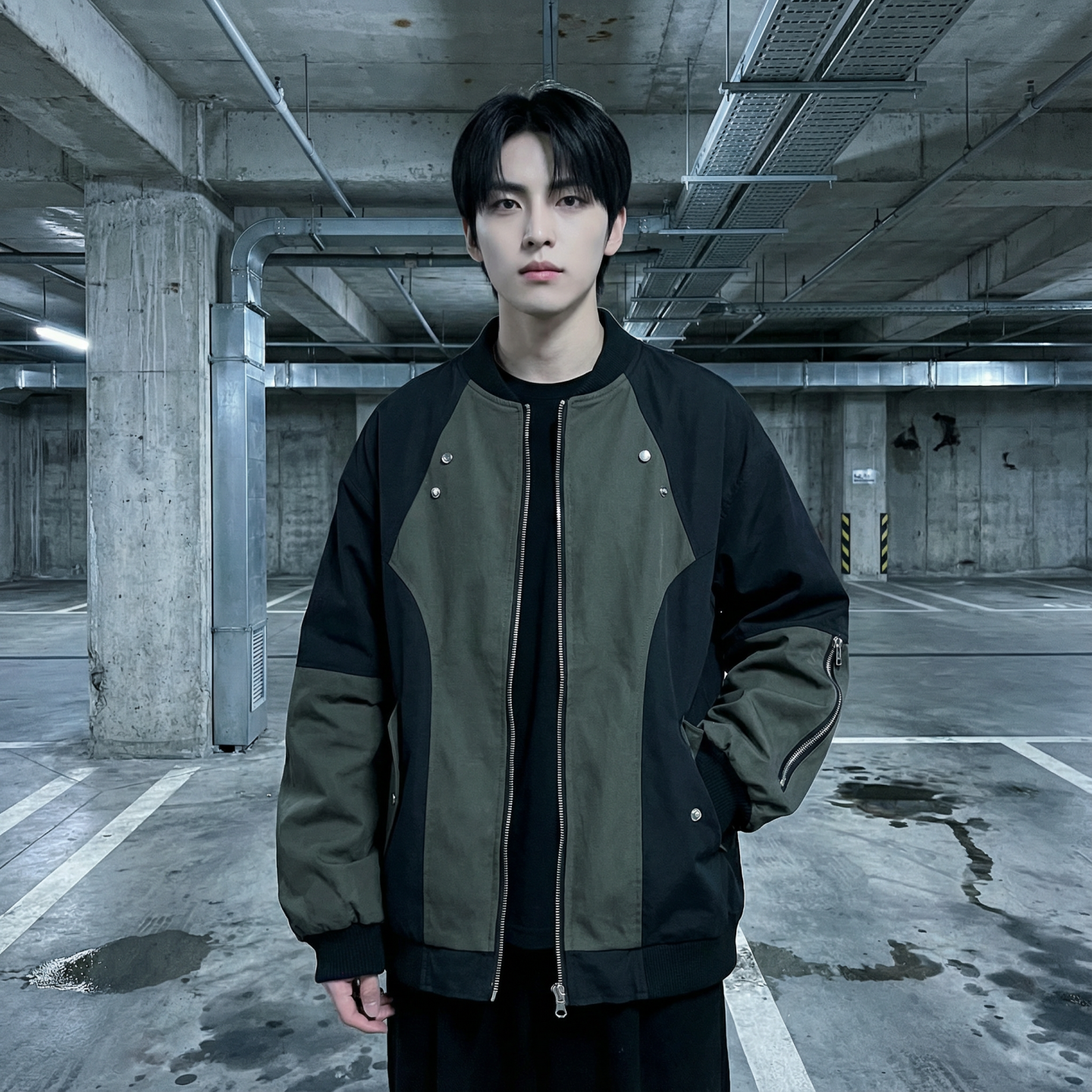现货休闲百搭撞色拼接棒球服美式复古夹克JK830-P80,男装夹克,星座1017