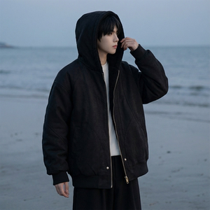 现货 加绒加厚外套男潮重磅帆布水洗棉服夹克 Y307-P138，男装夹克，星座1017