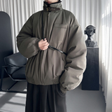美式复古毛领棉服男冬季休闲加厚保暖派克服外套M8718-P138，男装棉衣，星座1017