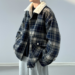 羊羔毛外套冬季加绒加厚秋冬款棉服 M835-P125 控158图片